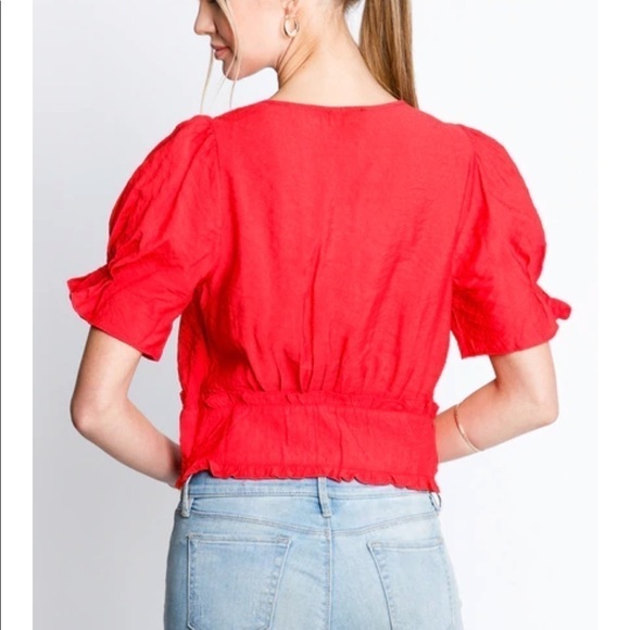Puff sleeve blouse By Milk & Honey New - Picture 5 of 12